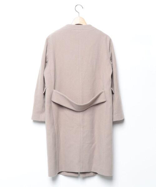 SLOBE IENA（スローブイエナ） ノーカラーコート 38 ベージュ