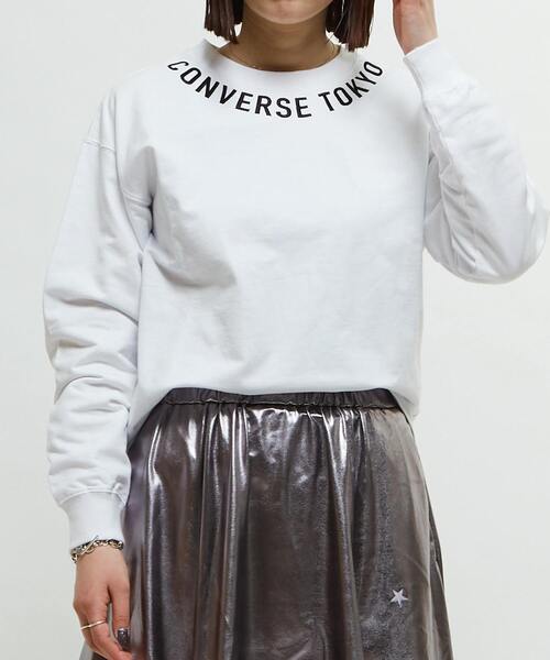 tシャツ NECK LOGO LONGSLEEVE TEE レディース