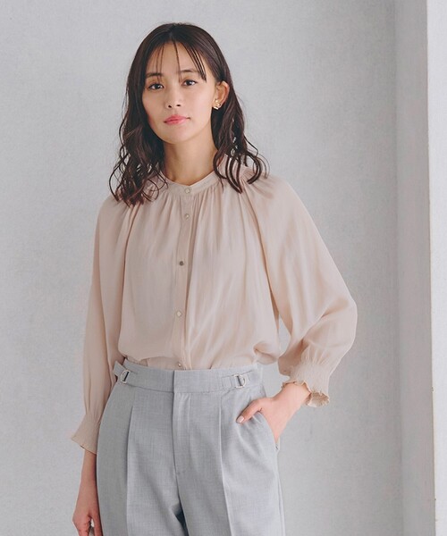 grove ブラウス シャツ 「デイリーから特別な日まで」華やかさを