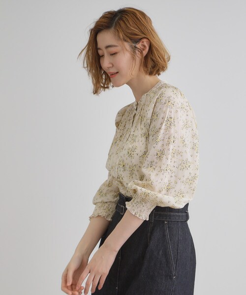 ブラウス シャツ ヴィンテージサテンブラウス レディース grove ブラウス シャツ 「デイリーから特別な日まで」華やかさを