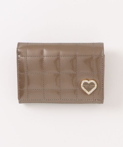 大人気!! Samantha Thavasa Petit Choice エナメル 二つ折り財布 Samantha Thavasa Petit Choice 財布 エナメルキルティング 二