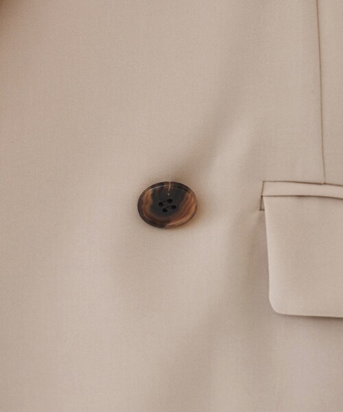 ミニー アンタイトル　ライトウェイト ダブルブレストジャケット　S セットアップ可能】ライトウェイト ダブルブレストジャケット