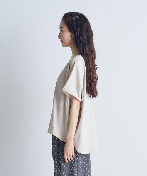 conges payes ADIEU TRISTESSE ブラウス シャツ 布帛×ジャージ