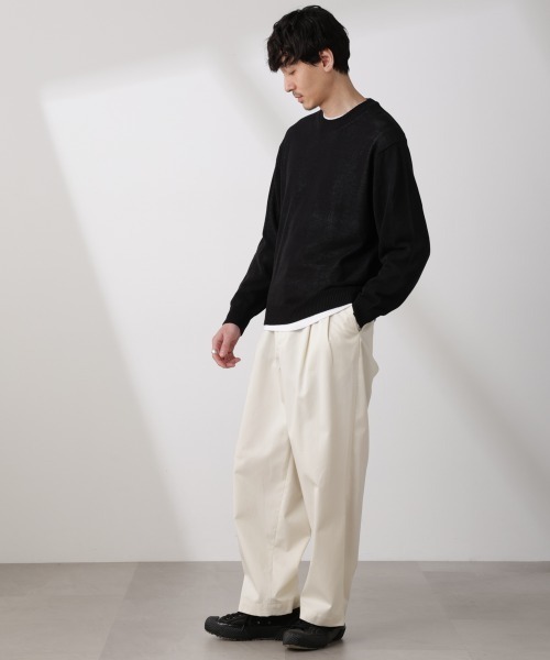 すな ESTNATION / シアークルーネックニット｜ESTNATION ONLINE STORE