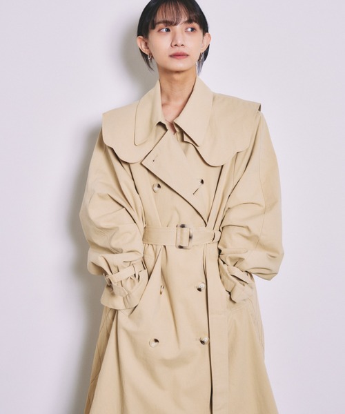 INTER FACTORY（インターファクトリー） トレンチコート FREE ベージュ