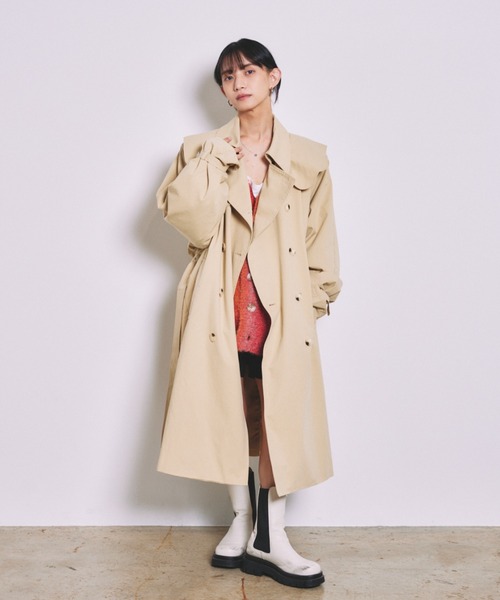 INTER FACTORY（インターファクトリー） トレンチコート FREE ベージュ