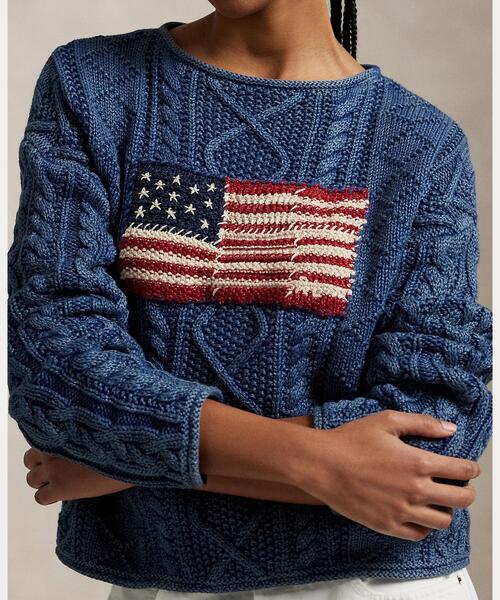 ニット セーター フラッグポロセーターカーディガン レディース TOMMY HILFIGER｜フラッグポロセーターカーディガン | Rakuten