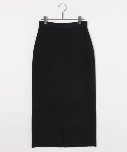 「LEPSIM」 ニットスカート FREE チャコールグレー レディース_画像2