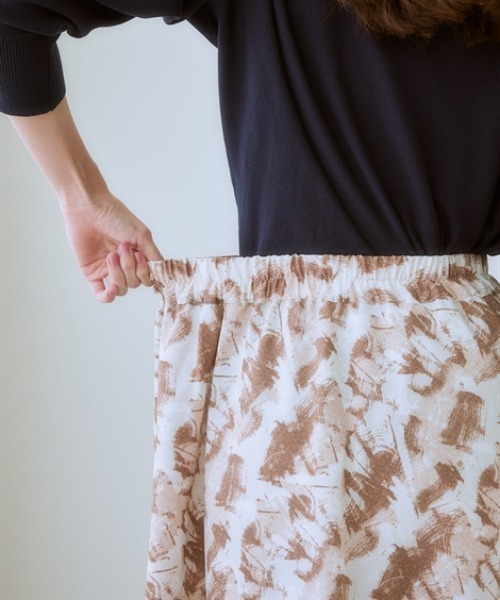 7days Life Styling スカート マーブル柄フレアスカート : ZOZOTOWN