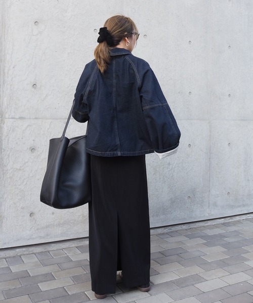 デニムジャケット gジャン raglan sleeve denim jacket /袖 ロール