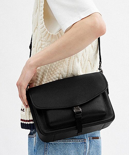 COACH ショルダーバッグ チャーター メッセンジャー クロス