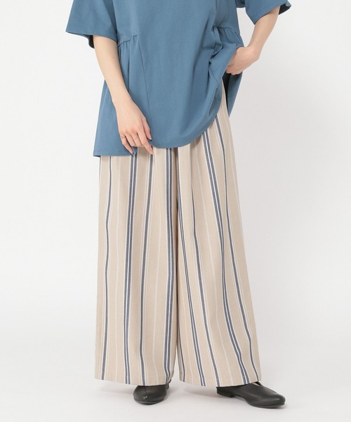 studio CLIP（スタディオクリップ） パンツ ドビーストライプイージー