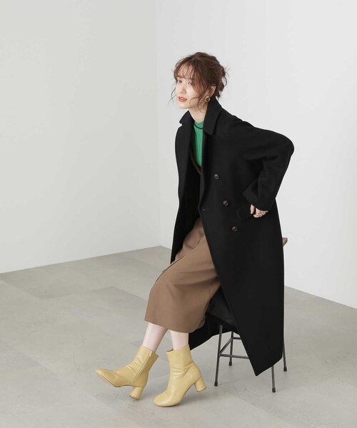 「N.（N. Natural Beauty Basic）」 チェスターコート SMALL グレー レディース_画像7