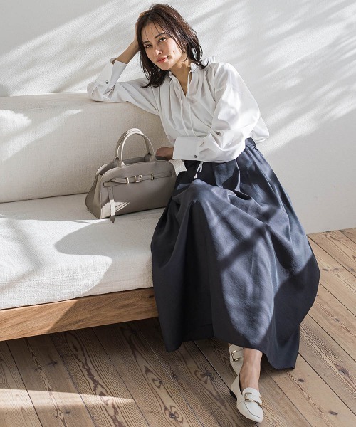 ブラウス シャツ 「洗える」エアリーフリル ブラウス レディース LAUTREAMONT ブラウス シャツ エアリーフリルブラウス「洗濯機で