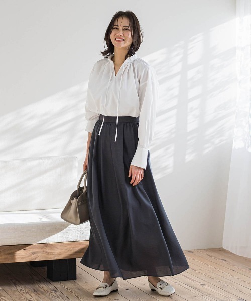 LAUTREAMONT（ロートレアモン） ブラウス シャツ エアリーフリル