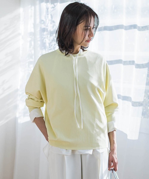 LAUTREAMONT ブラウス シャツ エアリーフリルブラウス「洗濯機で