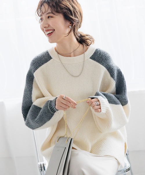 LEPSIM（レプシィム） 長袖ニット FREE オフホワイト レディース