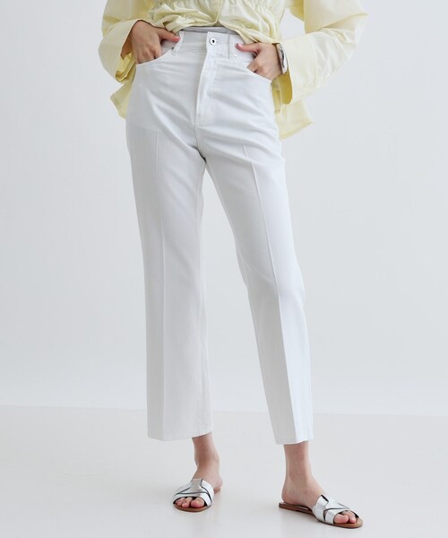 ジーンズ デニム デニムパンツ ライトフレアデニム レディース