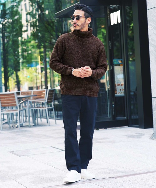 「JIGGYS SHOP」 タートルネックニット MEDIUM グレー系その他2 メンズ_画像6