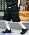カーゴパンツ ワイドミリタリーカーゴイージーシ...の詳細画像2