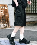 カーゴパンツ ワイドミリタリーカーゴイージーシ...の詳細画像3