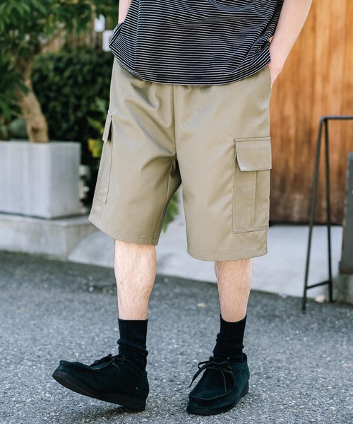 ミリタリーカーゴスカートライクショートパンツ ミリタリーカーゴスカートライクショートパンツ[品番