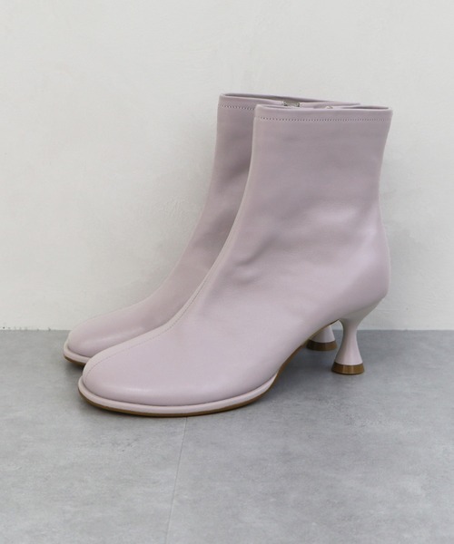 「NICAL」 ショートブーツ M パープル レディース_画像2