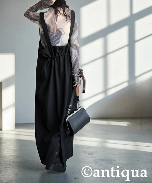antiqua（アンティカ） サロペット オーバーオール ドロストサロペット