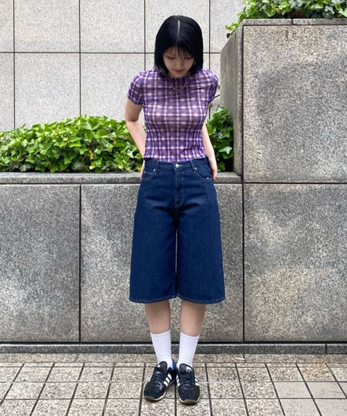 tシャツ シアーチェック Tシャツ レディース : ZOZOTOWN Yahoo