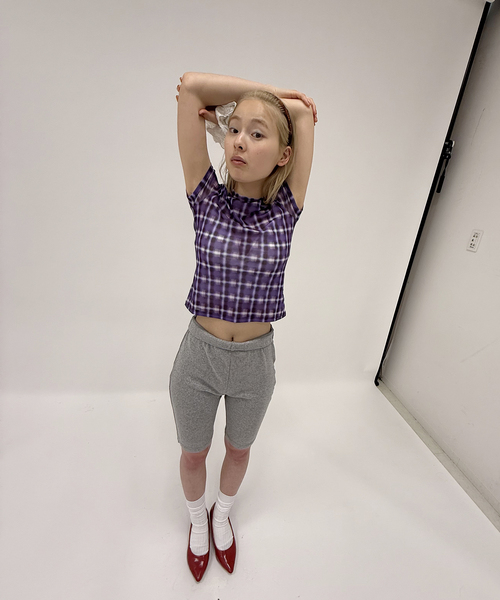 tシャツ シアーチェック Tシャツ レディース : ZOZOTOWN Yahoo