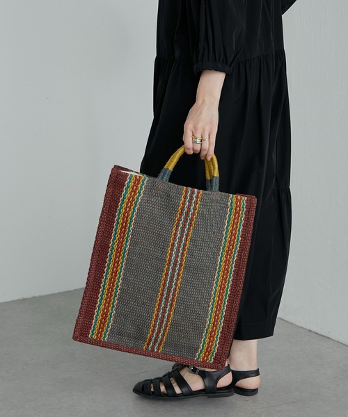 MAISON BENGAL 「MAISON BENGAL」 ハンドバッグ FREE グレー