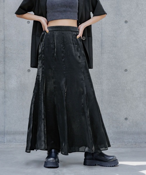 PAGEBOY（ページボーイ） スカート グロッシーフレアスカート