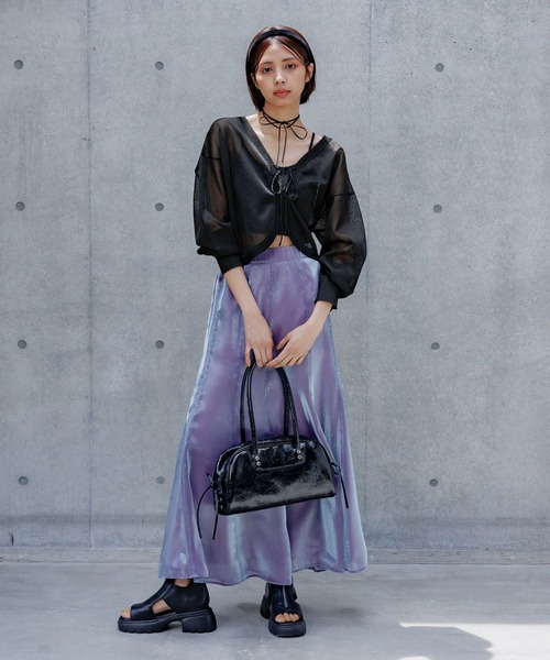 PAGEBOY（ページボーイ） スカート グロッシーフレアスカート