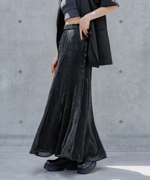 Joiasジョイアス黒スカート【美品】 PAGEBOY スカート グロッシーフレアスカート : ZOZOTOWN Yahoo