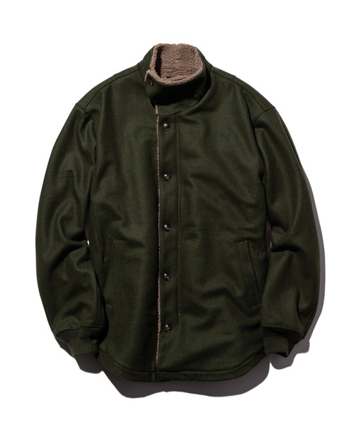 glamb（グラム） ジップアップブルゾン M グリーン メンズ : ZOZOTOWN