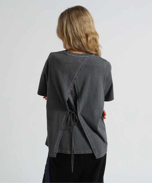 AVIREX tシャツ HALF SLEEVE BACK LAYERED GRAPHIC T-SHIRT