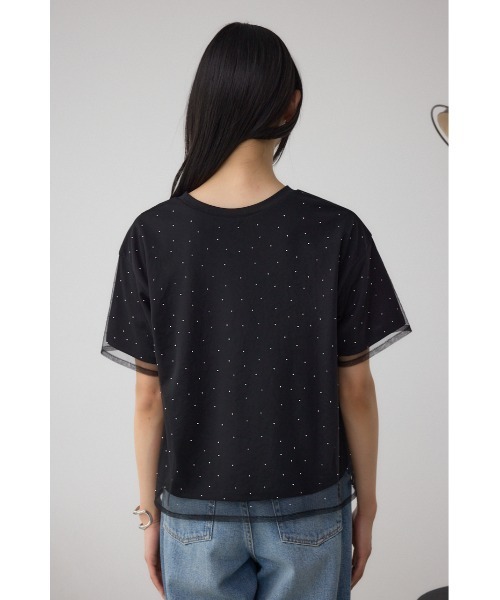 AZUL BY MOUSSY（アズールバイマウジー） tシャツ 半袖 チュール