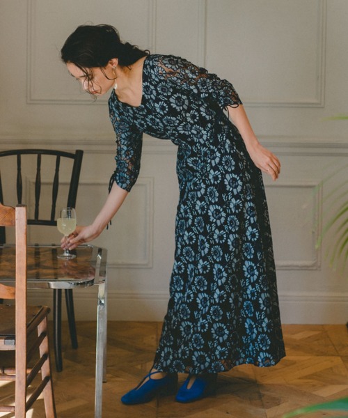 Kastane 「Kastane」 7分袖ワンピース「the urban blancheコラボ