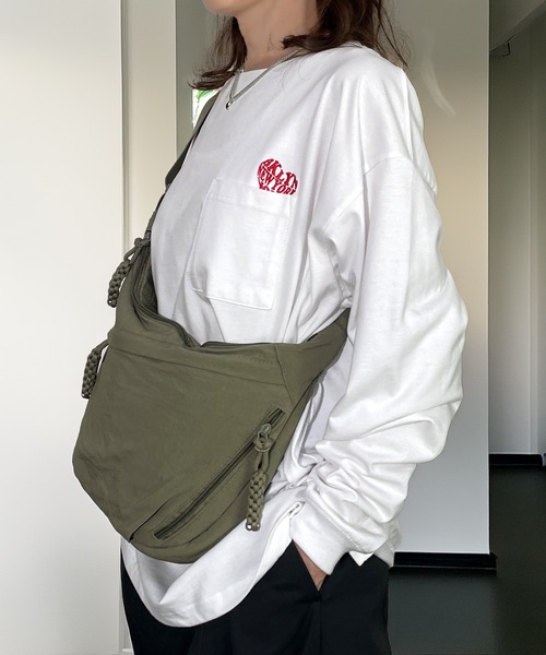 ウエストポーチ ウエストバッグ ボディバッグ 仕切りあり 斜め掛け 軽量 撥水 ショルダーバッグ レディース メンズ | Candlestick | 09