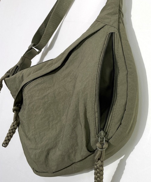 ウエストポーチ ウエストバッグ ボディバッグ 仕切りあり 斜め掛け 軽量 撥水 ショルダーバッグ レディース メンズ | Candlestick | 10