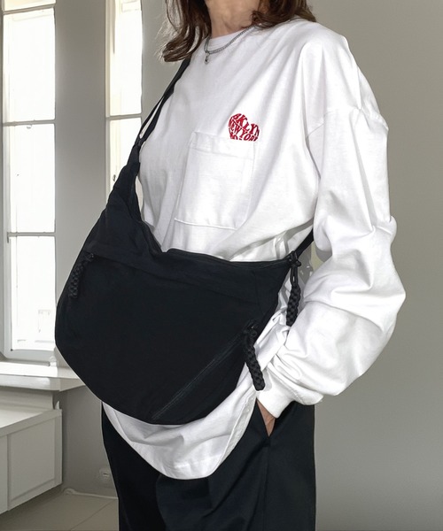 ウエストポーチ ウエストバッグ ボディバッグ 仕切りあり 斜め掛け 軽量 撥水 ショルダーバッグ レディース メンズ | Candlestick | 04