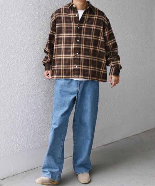 未使用に近い超美品・ネイビーのノバチェック半袖ＢＤシャツ＆ハンカチとソックス付き 美品希少カラーノバチェックの半袖BDシャツ＆ソックスと