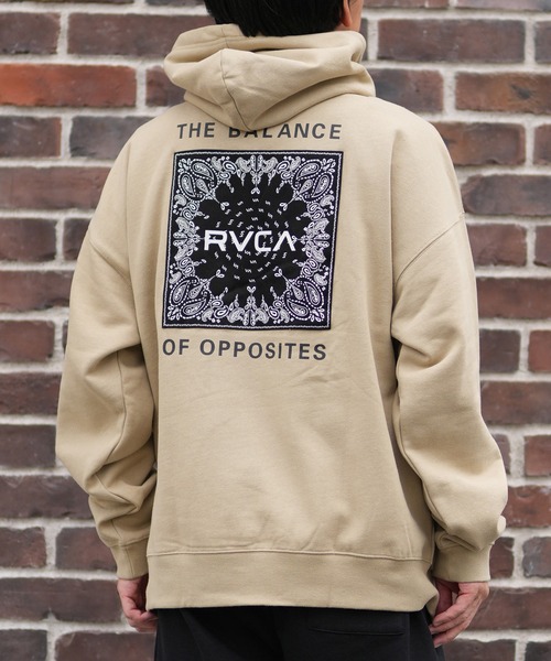 RVCA（ルーカ） パーカー プルオーバー/パーカー バックプリント