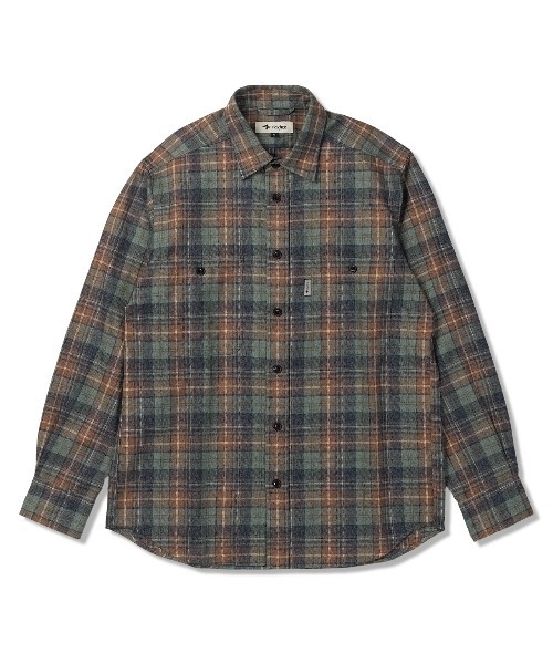 Foxfire（フォックスファイヤー） シャツ TSメランジチェックシャツ