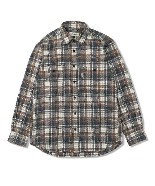 Foxfire（フォックスファイヤー） シャツ TSメランジチェックシャツ