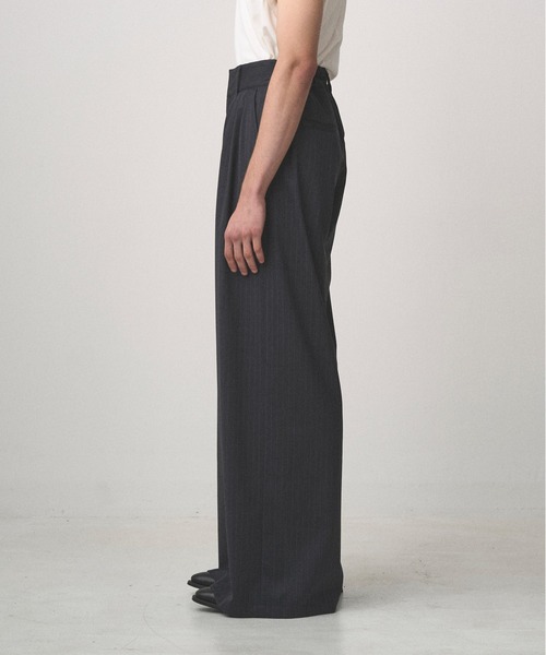Juha（ユハ） スラックス EXTREME WIDE PINSTRIPE PANTS メンズ
