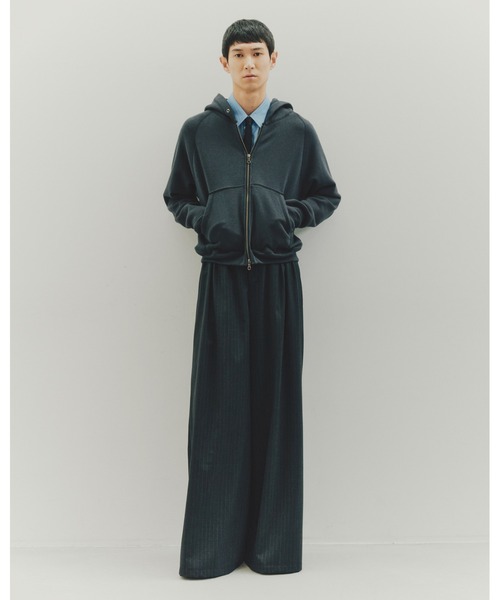 Juha（ユハ） スラックス EXTREME WIDE PINSTRIPE PANTS メンズ