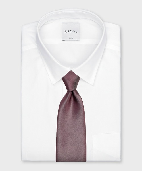 Paul Smith ネクタイ ソリッドカラー タイ「250097 552MER