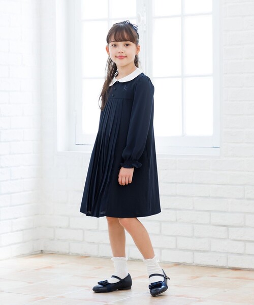 組曲（KUMIKYOKU） ワンピース 「110-140cm」ノーブルネイビー