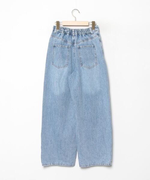 「DouDou」 ダメージ加工デニムパンツ 0 ブルー レディース_画像2